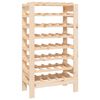 vidaXL vinreol 61,5x30x107,5 cm massivt fyrretr&aelig;
