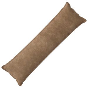 vidaXL Pude HOUTEN Gr&aring;brun 40 x 145 cm Mikrofiber Fleece