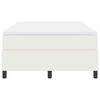 vidaXL Box spring seng Creme og hvid 120 x 200 cm Velourstof