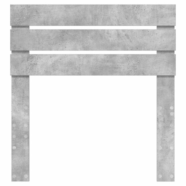 vidaXL Hovedg&aelig;rde Beton Gr&aring; 80 cm Konstrueret tr&aelig;