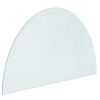 vidaXL Pejs glasplade Transparent 1000 x 600 mm Glas