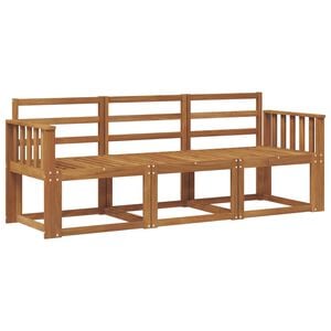 vidaXL Udend&oslash;rs sofagruppe 3 pcs Naturfarvet