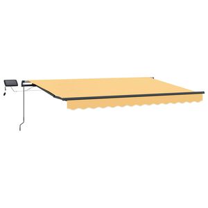 vidaXL Udtr&aelig;kkelig markise Sandfarvet 300 x 250 cm Stof og aluminium