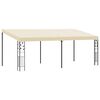 vidaXL v&aelig;gmonteret pavillon 6x3x2,5 m cremefarvet