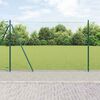 vidaXL Hegnsp&aelig;l Gr&oslash;n 25 x 1,5 m (36 mm mesh) St&aring;l