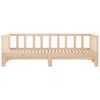 vidaXL daybed med udtræk 2x(80x200) cm massivt fyrretræ
