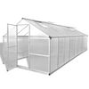 vidaXL drivhus 481x250x195 cm 23,44 m&sup3; aluminium