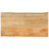 vidaXL bordplade 110x60x2,5 cm naturlig kant massivt mangotr&aelig;
