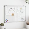 vidaXL magnetisk whiteboard 40x30x1,7 cm aluminium