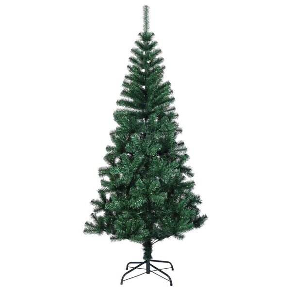 vidaXL kunstigt juletr&aelig; med farverige grene 120 cm PVC gr&oslash;n