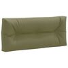 vidaXL Palle rygpude VIANEN 100% polyester Olivengr&oslash;n 120 x 60 x 12 cm