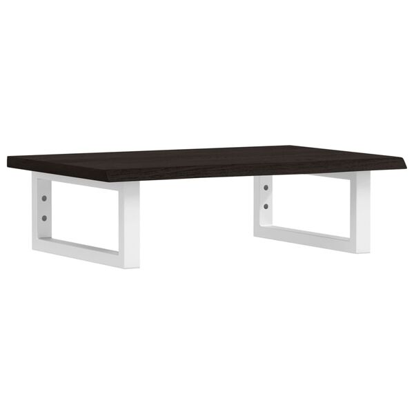 vidaXL badev&aelig;relseshylde st&aring;l og massivt egetr&aelig;