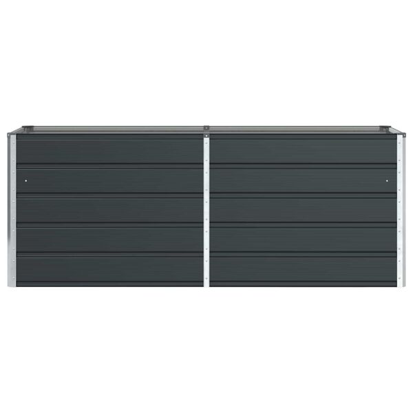 vidaXL Plantekasse Antracit 480 x 50 x 45 cm Galvaniseret st&aring;l