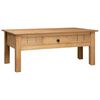 vidaXL sofabord 100x60x43,5 cm massivt fyrretr&aelig; Panama