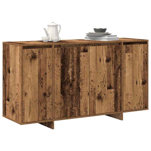 vidaXL Sideboard Gammelt tr&aelig; 135 x 41 x 75 cm Konstrueret tr&aelig;