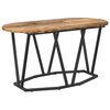 vidaXL Sofabord Gammelt tr&aelig; 80 x 40 x 40,5 cm Samlet tr&aelig; og metal