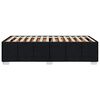 vidaXL Sengeramme uden madras Sort 100x200 cm Stof