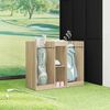 vidaXL Golf Skab Ensfarvet Sonoma eg 102 x 45 x 85,5 cm