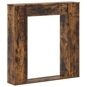 vidaXL Pejseramme R&oslash;get eg 100 x 20 x 100 cm Konstrueret tr&aelig;