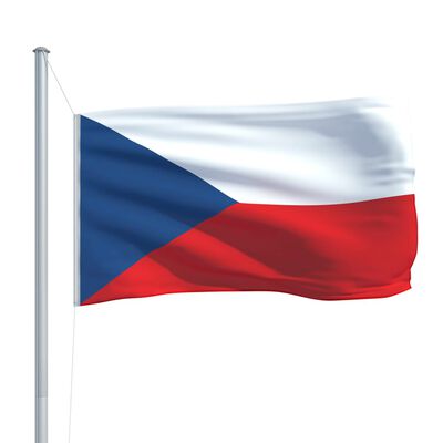 vidaXL tjekkisk flag 90x150 cm