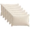 vidaXL Pudebetr&aelig;k 6 stk. HOUTEN Cremefarvet 30 x 50 cm Chenille Stof