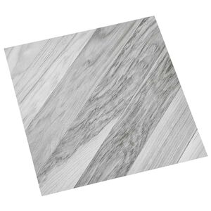 vidaXL Selvkl&aelig;bende Gulvplanker 30,5 x 30,5 cm 20 pcs PVC Gr&aring; Stribet