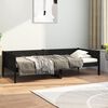 vidaXL daybed massivt fyrretr&aelig; sort 90x190 cm