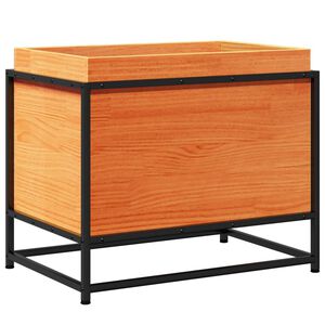 vidaXL plantekasse 60x40x50 cm massivt fyrretr&aelig; gyldenbrun