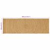 vidaXL Omr&aring;det&aelig;pper Rektangul&aelig;r Brun 80 x 300 cm Jute