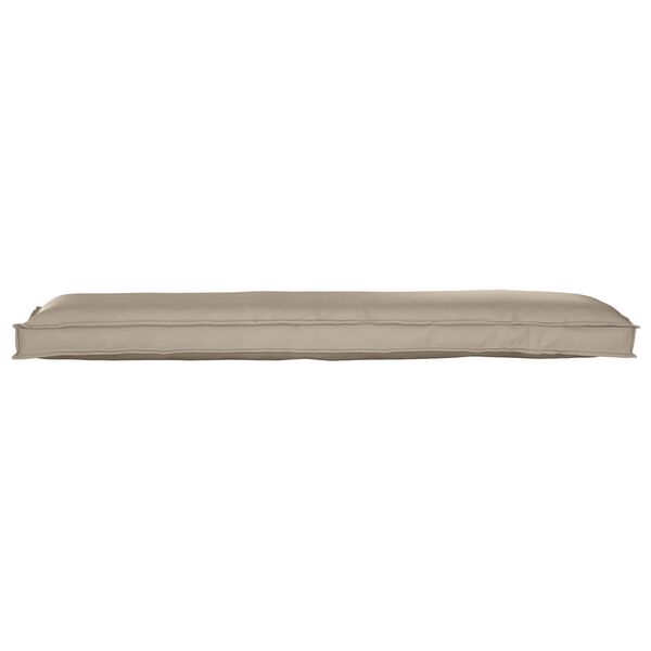 vidaXL Palle Pudes&aelig;t 2 pcs Gr&aring;brun 150 x 40 x 8 cm Oxford Stof