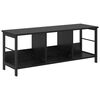 vidaXL Bogreol 3 niveauer 102 x 32 x 40,5 cm Konstrueret tr&aelig; Sort eg