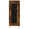 vidaXL skab 34,5x34x180 cm konstrueret træ røget egetræ