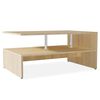 vidaXL sofabord 90x59x42 cm konstrueret tr&aelig; egetr&aelig;sfarvet