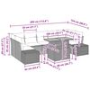 vidaXL Havesofa S&aelig;t med opbevaring 8 pcs Gr&aring; Poly rattan