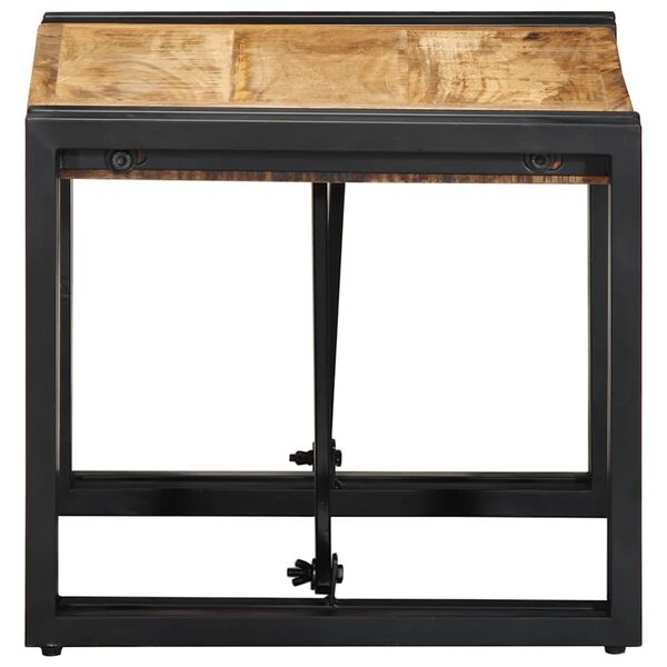 vidaXL sofabord 40x40x35 cm massivt ru mangotræ