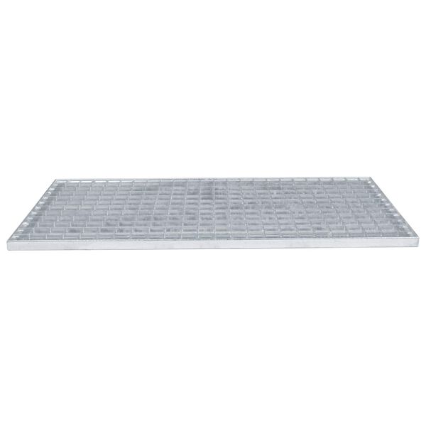 vidaXL Gitter S&oslash;lv 80 x 40 x 2 cm Hot-Dip Galvaniseret St&aring;l