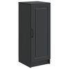 vidaXL Sideboard Sort 33 x 34,5 x 87 cm Konstrueret tr&aelig;