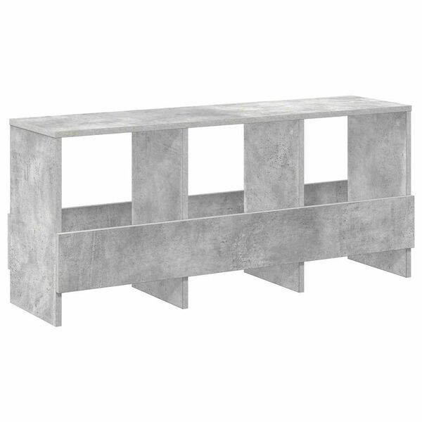 vidaXL Magasin Rack Beton Gr&aring; 102 x 30 x 45 cm