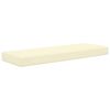 vidaXL Udend&oslash;rs S&aelig;depude Creme 115 x 40 x 8 cm 100% polyester