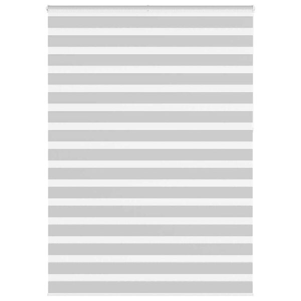 vidaXL zebragardin lysegr&aring; 160x230 cm stofbredde 155,9 cm polyester