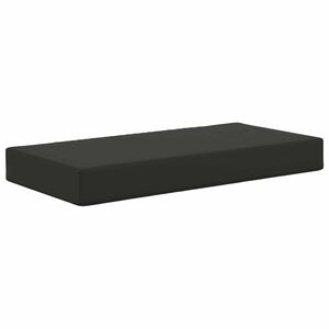 vidaXL Udend&oslash;rs S&aelig;depude Sort 80 x 40 x 8 cm 100% polyester