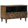 vidaXL TV-skab Brun 70 x 33 x 46 cm Massivt mangotr&aelig;