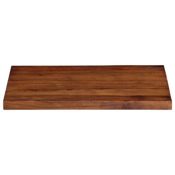vidaXL bordplade 80x70x2,5 cm rektangul&aelig;r massivt genbrugstr&aelig;