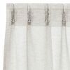 vidaXL Voile Gardin med gardiner 2 pcs Creme 140 x 140 cm Polyester