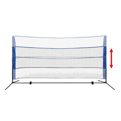 vidaXL badmintonsæt med net og fjerbolde 300 x 155 cm