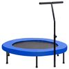 vidaXL fitnesstrampolin med h&aring;ndtag og sikkerhedspude 122 cm