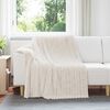 vidaXL Kastet&aelig;pper 6 pcs Creme 200 x 150 cm Fleece