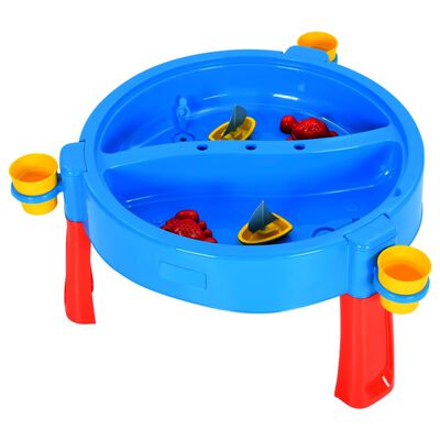 vidaXL 3-i-1 sand- og vandbord til børn