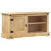 vidaXL tv-bord Corona 100x40x52 cm massivt fyrretr&aelig;