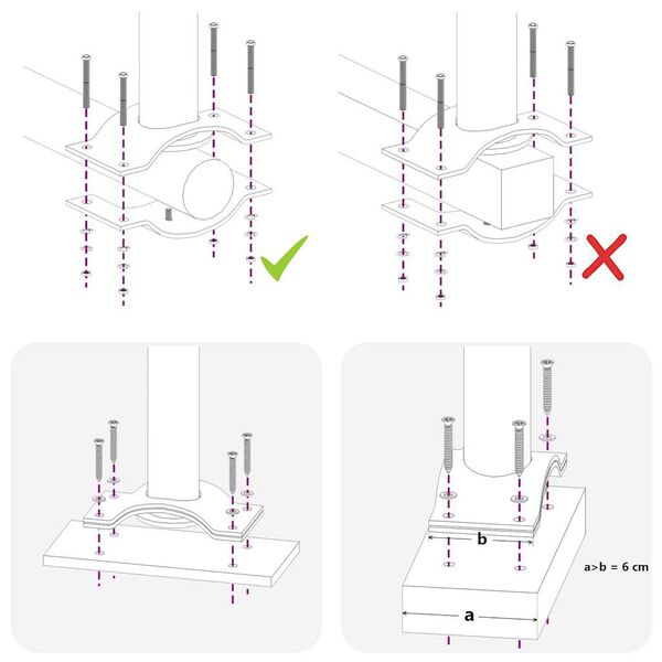 vidaXL sammenrullelig sidemarkise til terrassen 80x300 cm rød